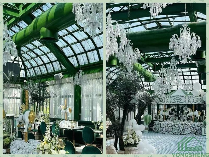 Luxury Victorian greenhouse conservatory wedding venue